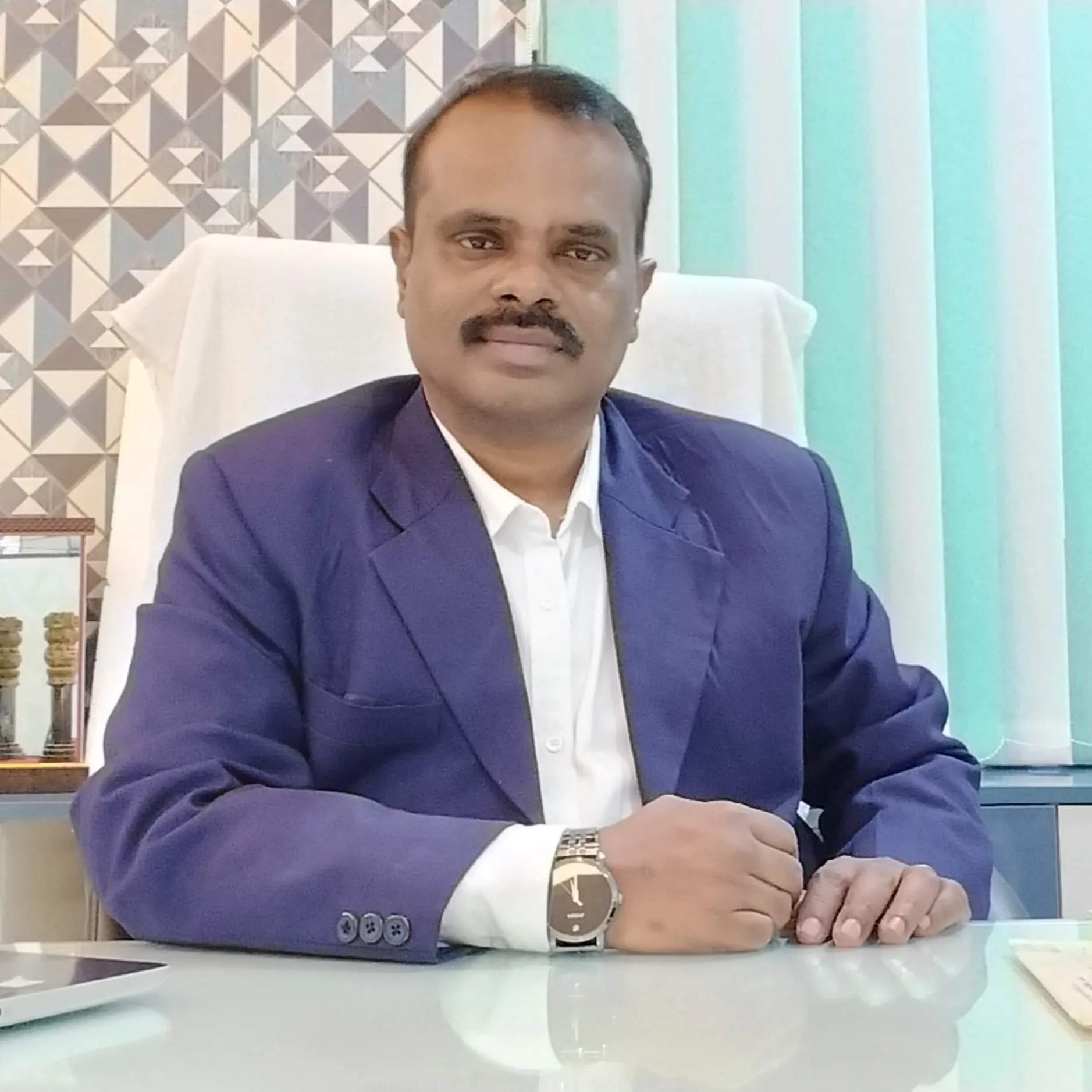Portrait of Subhash CB Kaluva, Chief Operating Officer of DPISO